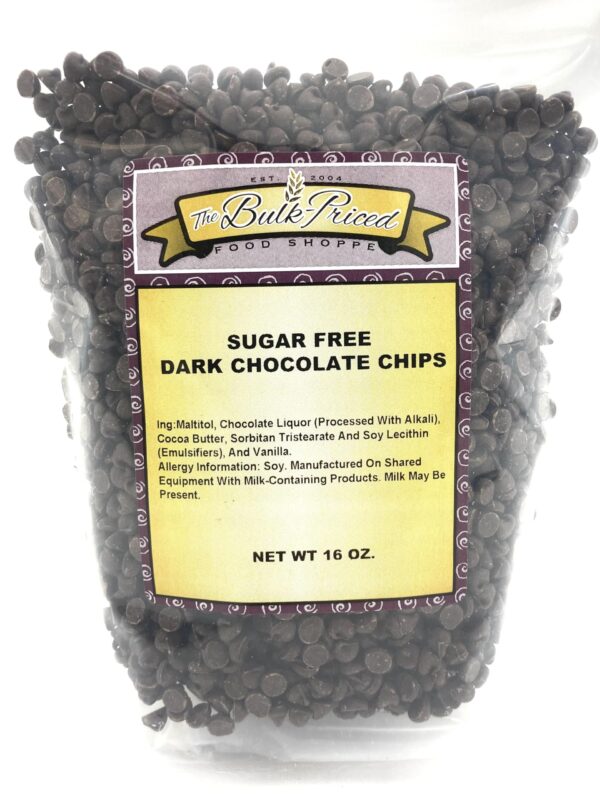 sugar free dark chocolate chips