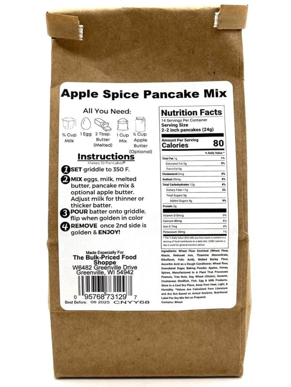 willow creek mill apple spice pancake 16 oz.