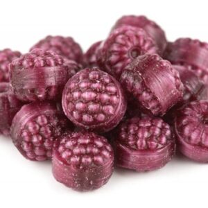 chocolate filled red raspberries