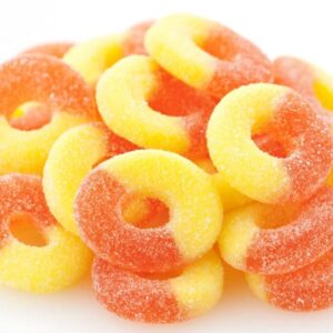 gummi peach rings
