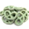 key lime yogurt coated pretzels