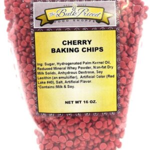 mini cherry flavored baking chips