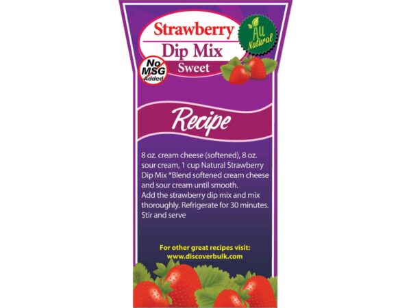 Natural Strawberry Dip Mix-0