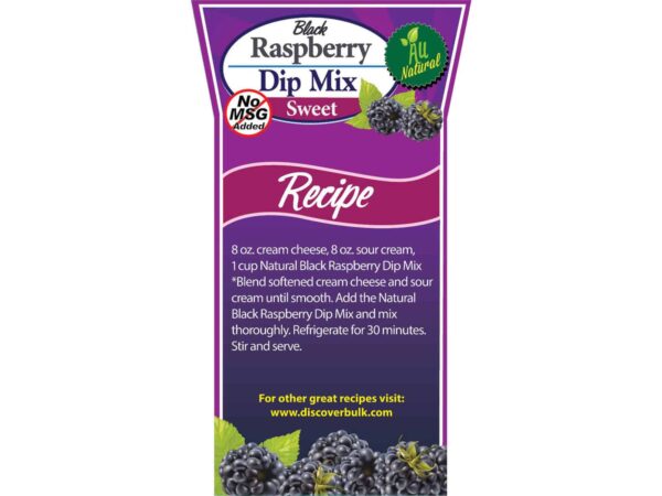 Natural Black Raspberry Dip Mix-0