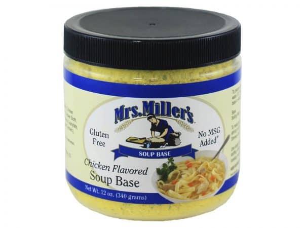 Mrs. Miller's Chicken Soup Base - 12 oz. -0