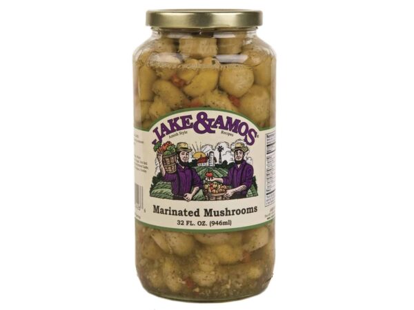 Jake & Amos Marinated Mushrooms - 32 oz.-0