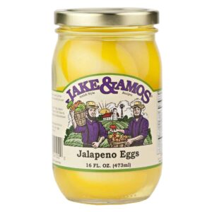 Jake & Amos Jalapeno Eggs - 16 oz. -0