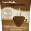 Decaf French Vanilla Cappuccino Mix -0