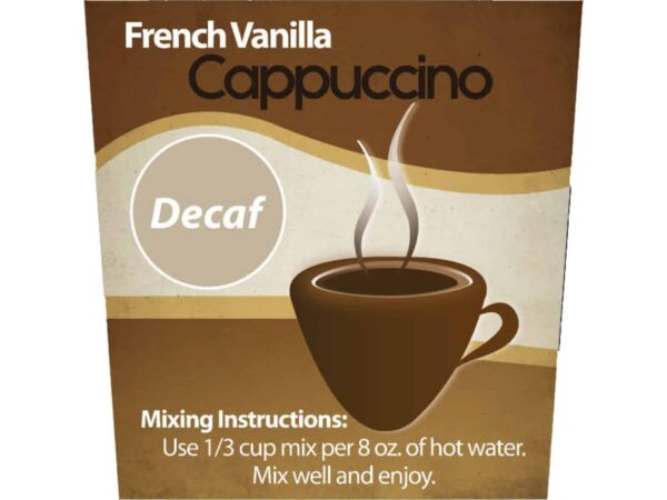Decaf French Vanilla Cappuccino Mix -0