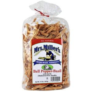 Mrs. Miller's Old Fashioned Noodles- Bell Pepper Basil 14 oz. -0