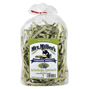 Mrs. Miller's Old Fashioned Noodles- Artichoke Spinach 14 oz. -0