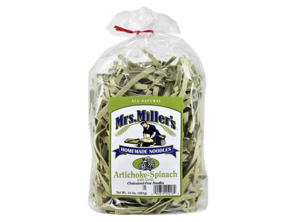 Mrs. Miller's Old Fashioned Noodles- Artichoke Spinach 14 oz. -0