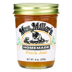 Mrs. Miller's Peach Jam - 8 oz. -0