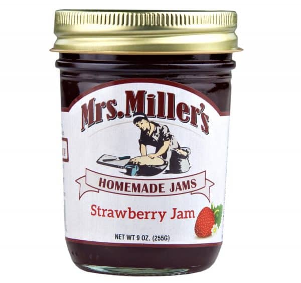 Mrs. Miller's Strawberry Jam - 8 oz. -0