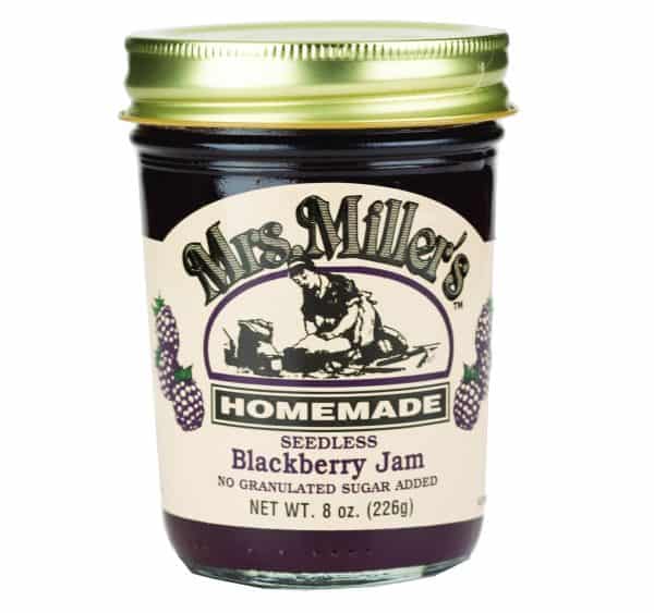 Mrs. Miller's Sugar Free Seedless Blackberry Jam - 8 oz. -0