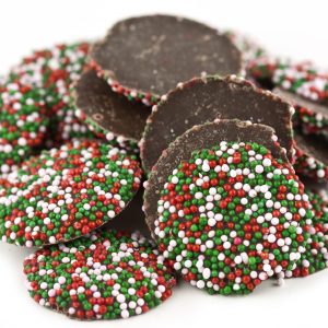 Dark Chocolate Christmas Nonpareils -0