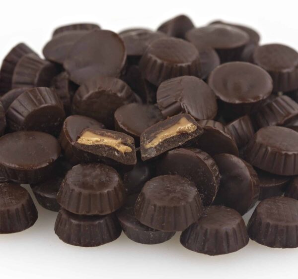 Mini Dark Chocolate Peanut Butter Cups -0