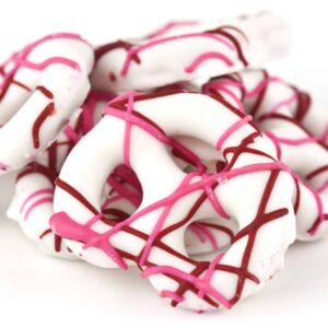 Frosted Valentine Pretzels -0