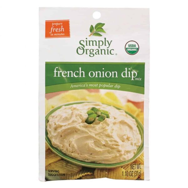 Simply Organic French Onion Dip Mix - 1.10 oz. -0