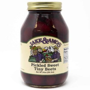 Jake & Amos Pickled Sweet Tiny Beets - 34 oz.