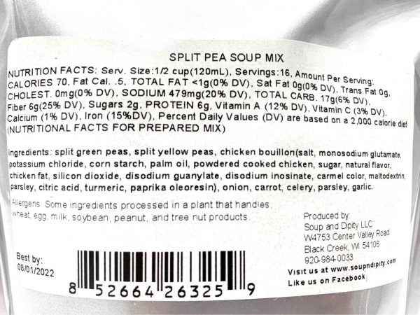 split pea back