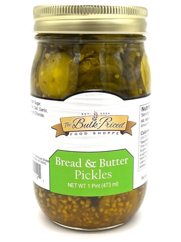 bread & butter pickles 16 oz.