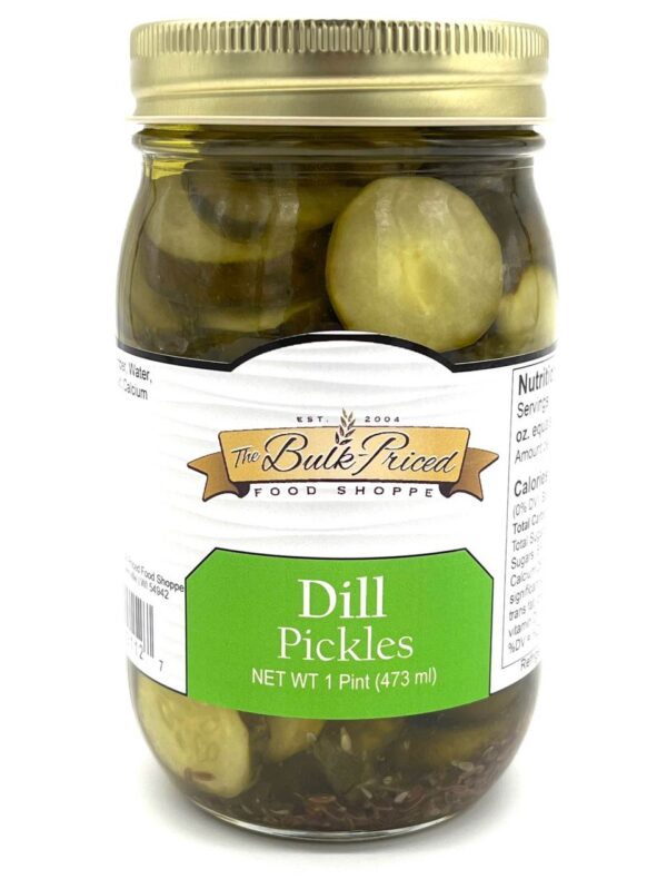 dill pickles 16 oz.