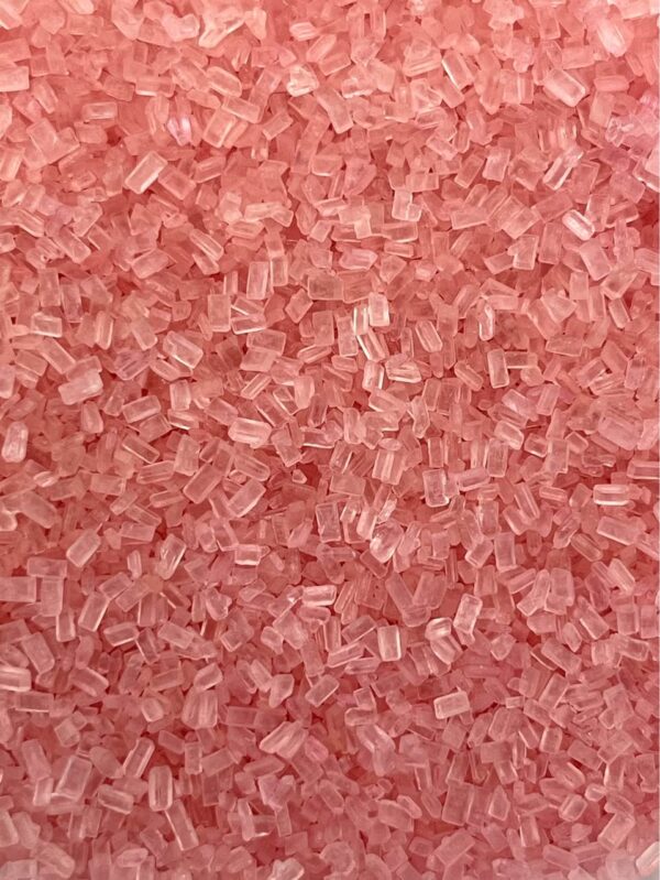 dye free pink decorating sugar