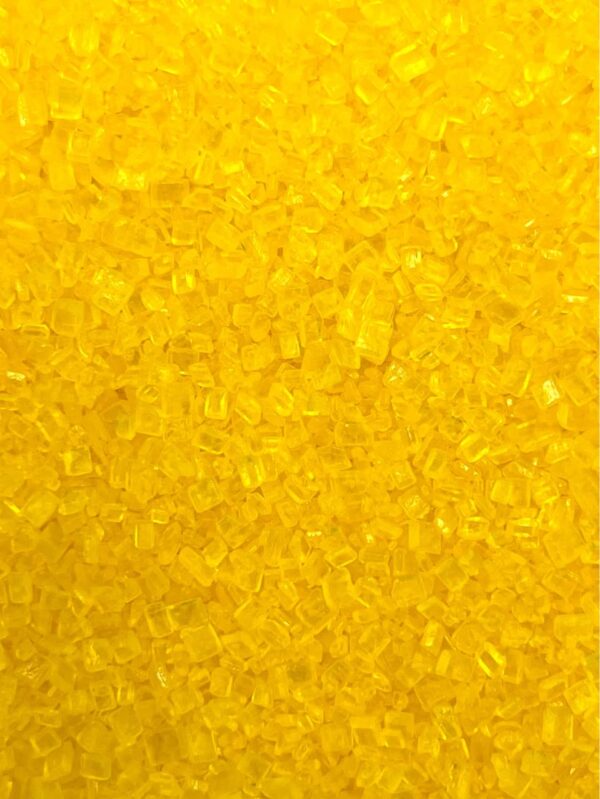 dye free yellow decorating sugar